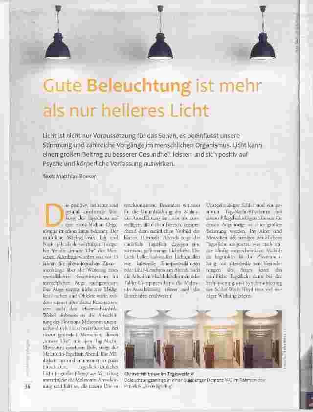 Vorschauseite 1: Gute Beleuchtung ist mehr als nur helleres Licht