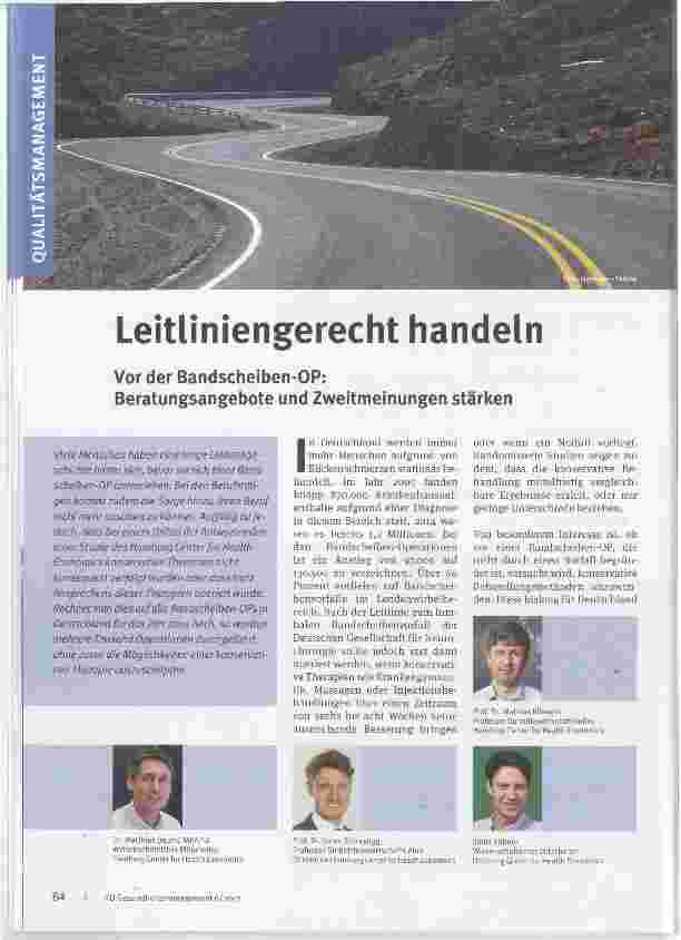 Vorschauseite 1: Leitliniengerecht handeln