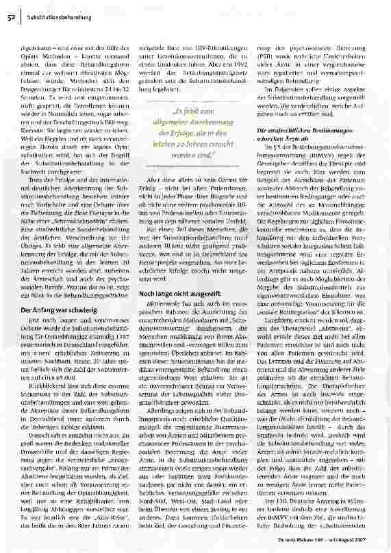 Vorschauseite 2: Erfolgsgeschichte mit Hindernissen