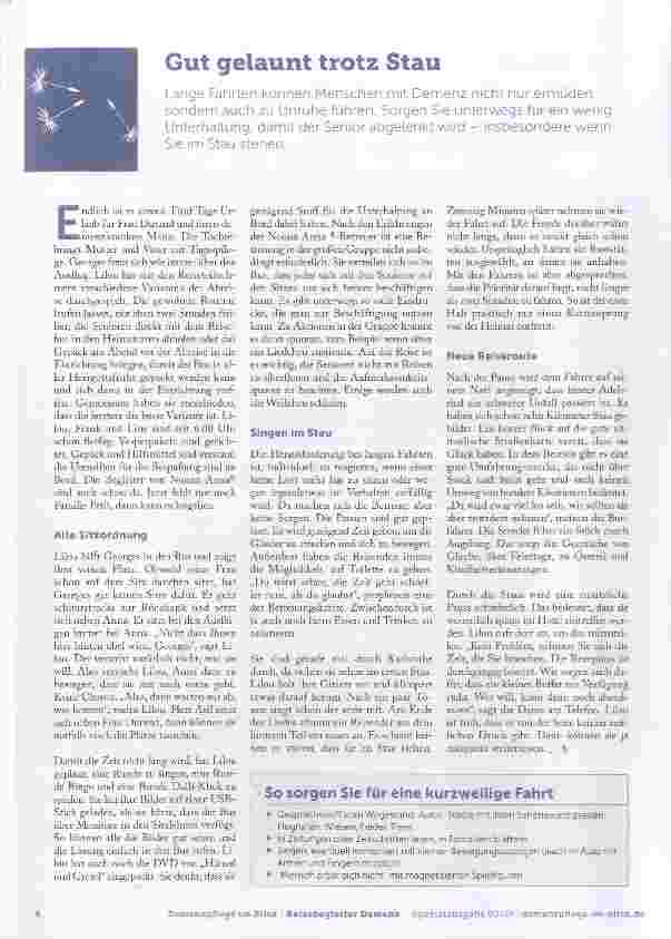 Vorschauseite 1: Gut gelaunt trotz Stau