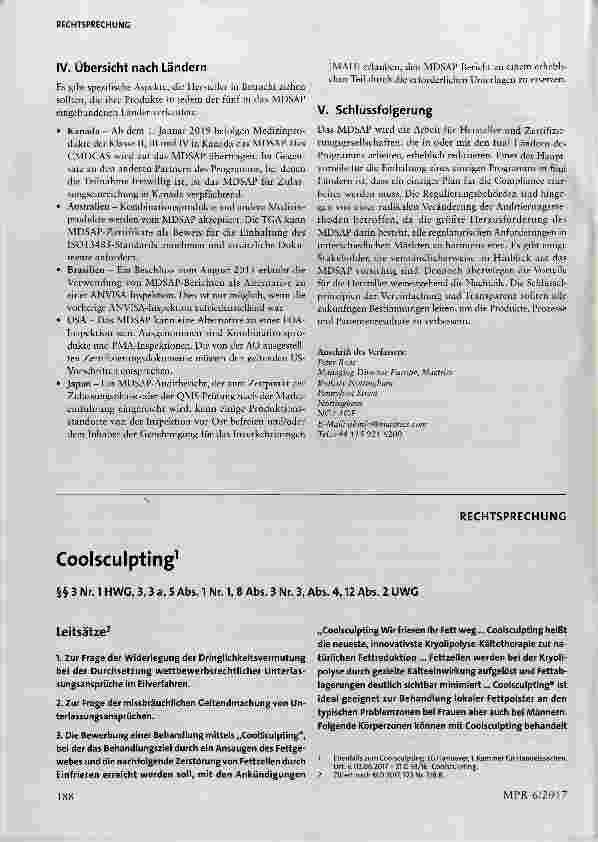Vorschauseite 3: Das Medical Device Single Audit Program (MDSAP): Was ist der Wert für Ihr Unternehmen?