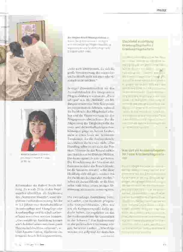 Vorschauseite 2: Im Labor der Pflegeausbildungen