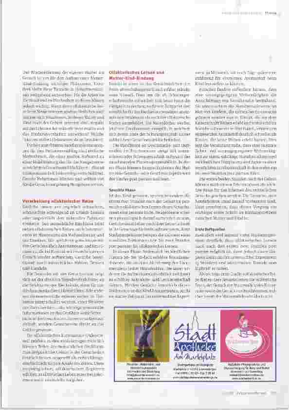 Vorschauseite 2: Ich kann dich riechen! Der kindliche Geruchs sinn und die Mutter-Kind-Bindung