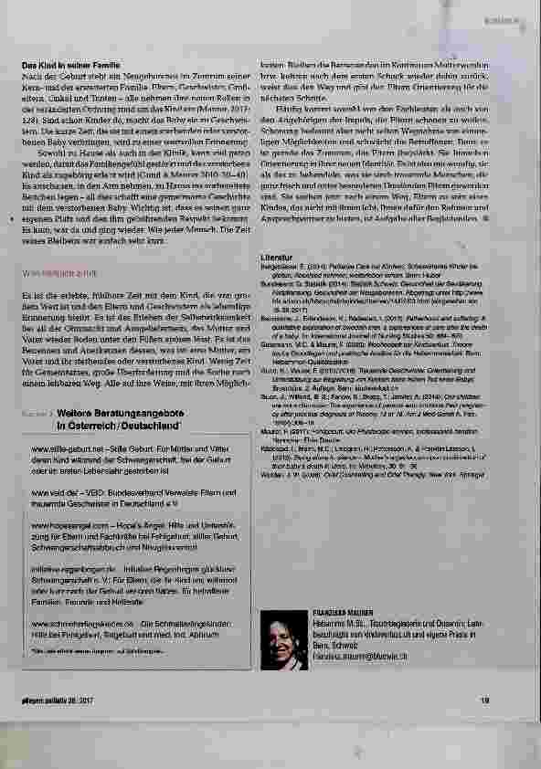 Vorschauseite 4: Wenn Geburt und Tod zusammenfallen