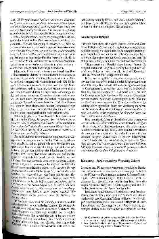 Vorschauseite 5: Kopf draußen - Füße drin Erster Teil Wie erleben Patienten aus anderen Kulutren das deutsche Gesundheitswesen?