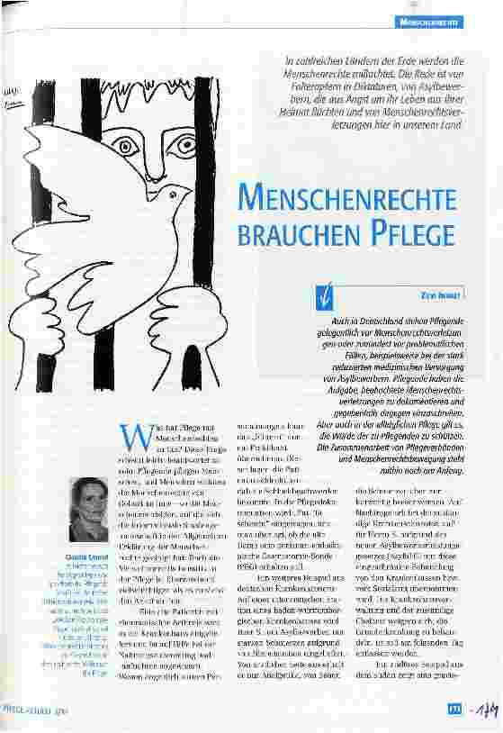 Vorschauseite 1: Menschenrechte brauchen Pflege