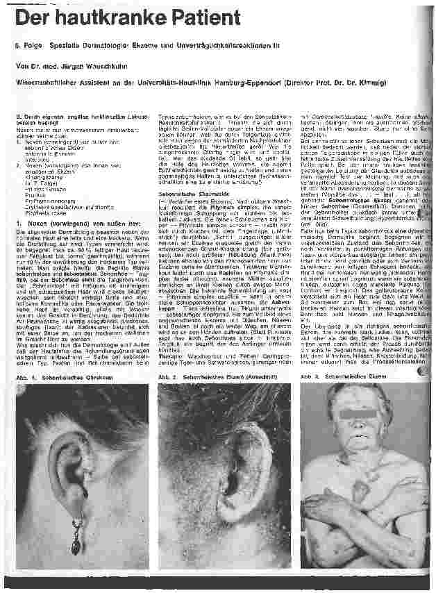 Vorschauseite 1: Der hautkranke Patient 6. Folge Spezielle Dermatologie: Ekzeme und Unverträglichkeitsreaktionen III