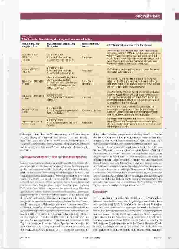 Vorschauseite 5: Diabetes mellitus Typ-I: Bedürfnisse und Auswirkungen auf das Alltagsleben aus Sicht der Angehörigen