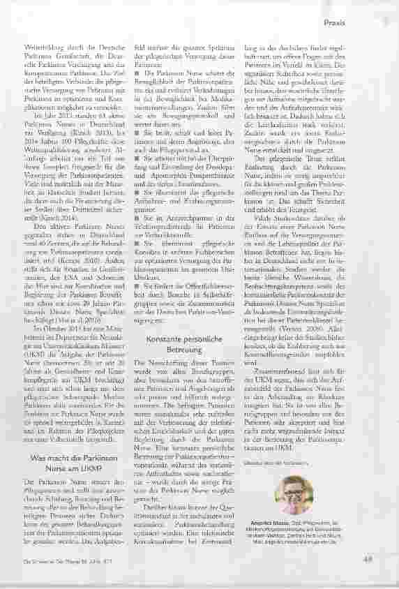 Vorschauseite 2: Expertin für Parkinson