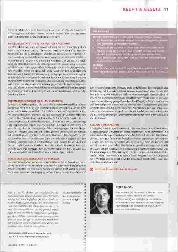 Vorschauseite 2: Ausschlussfristen und Mindestlohn