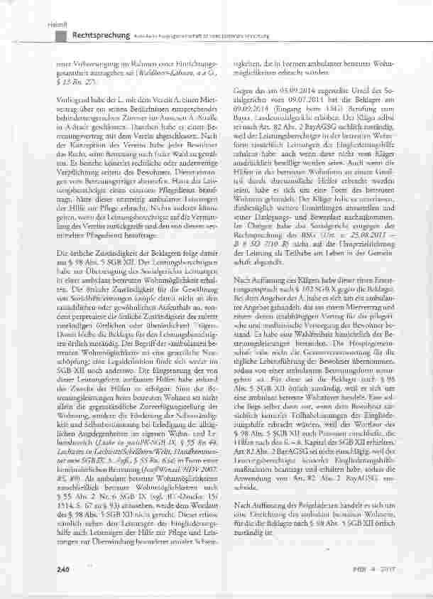 Vorschauseite 4: Ambulante Hospizgemeinschaft ist keine stationäre Einrichtung