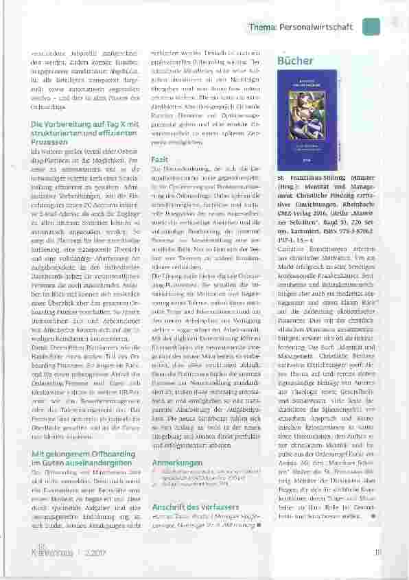 Vorschauseite 2: Onboarding: ein Erfolgsinstrument im „war for talents“?