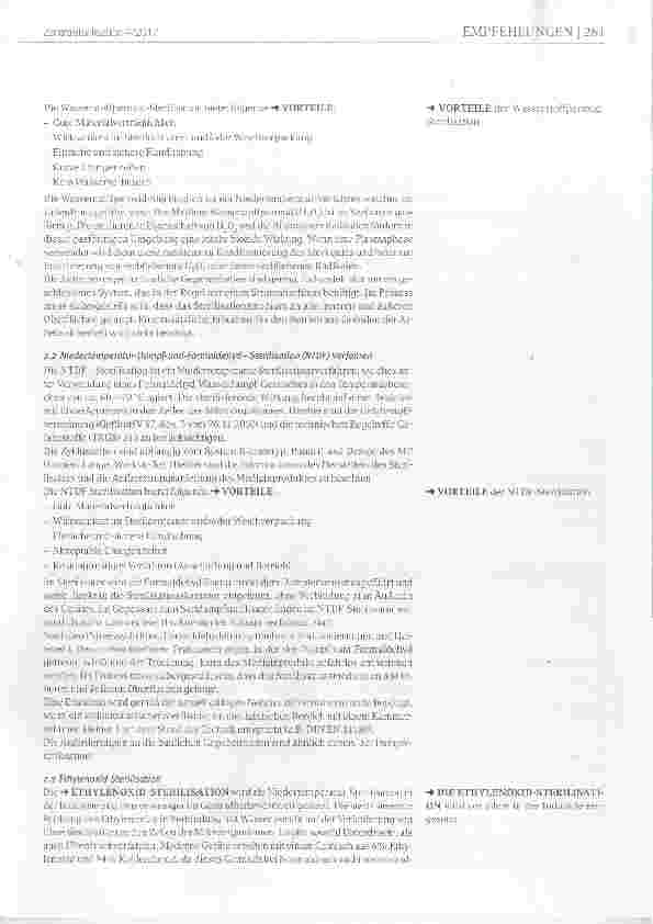 Vorschauseite 2: Niedertemperatursterilisationsverfahren