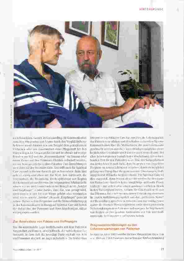 Vorschauseite 2: Ärztliche Gesprächsweisen Zu den Herausforderungen der Kommunikation in Bezug auf Spiritual Care