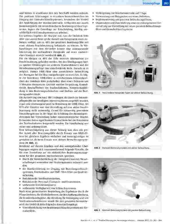 Vorschauseite 2: Standardisierung des Beatmungsmaterials an der Uniklinik Köln