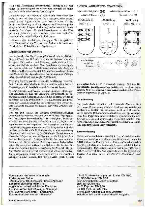 Vorschauseite 4: Abwehrvorgänge bei Infektionen