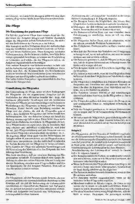 Vorschauseite 3: Pflegebedürftigkeit und pflegerische Hilfe Eine Gegenüberstellende Untersuchung der Pflege alter Menschen