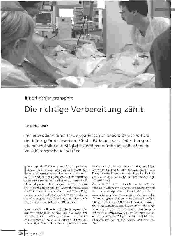 Vorschauseite 1: Die richtige Vorbereitung zählt