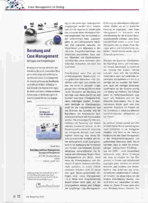 Vorschauseite 2: „Case Management im Dialog“
