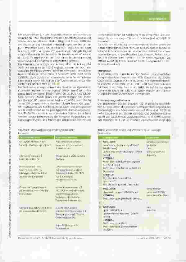 Vorschauseite 3: Die Wirksamkeit der Spiegeltherapie in Bezug auf die Schmerzreduktion bei Klienten mit komplexem regionalem Schmerzsyndrom (CRPS) Typ I - ein systematischer Review