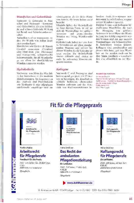 Vorschauseite 4: Nur Zusammenspiel der Wundversorgung bringt Erfolg
