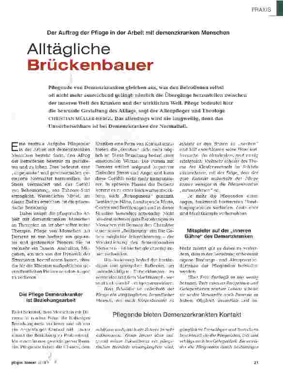 Vorschauseite 1: Alltägliche Brückenbauer