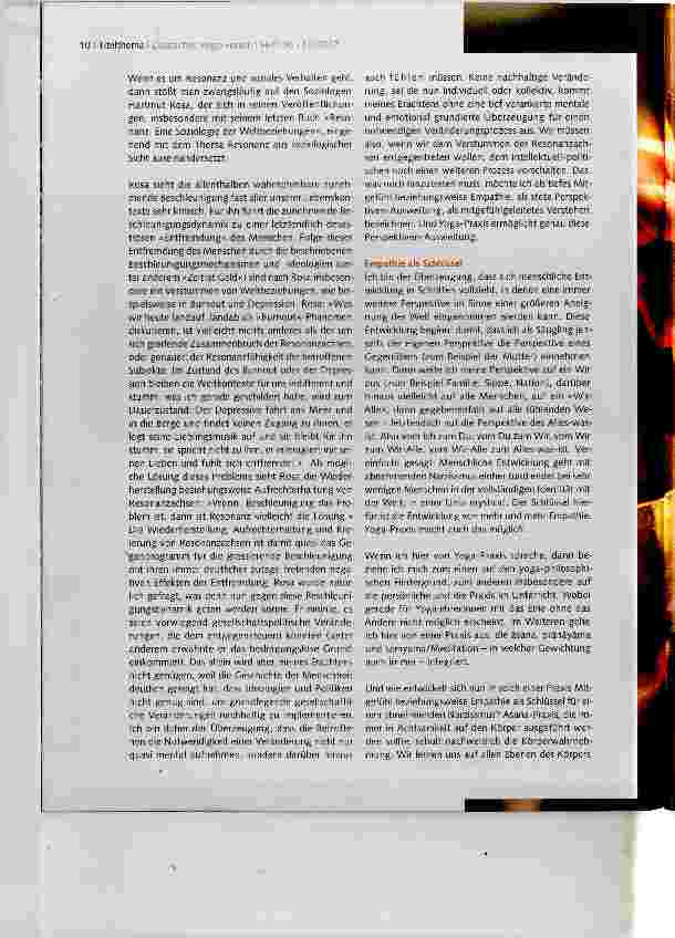 Vorschauseite 2: Resonanz, Yoga und Empathie