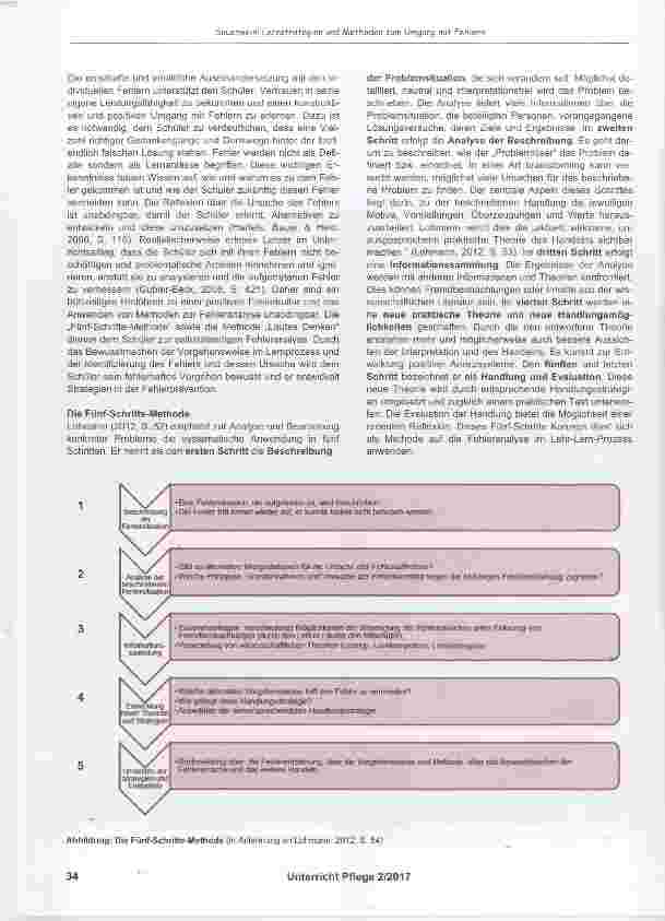 Vorschauseite 5: Lernstrategien und Methoden zum Umgang mit Fehlern