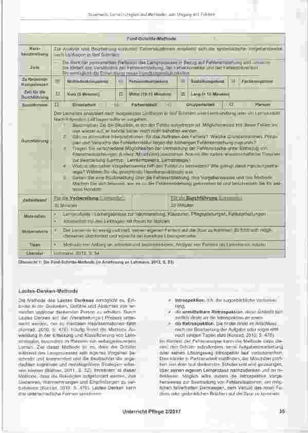 Vorschauseite 6: Lernstrategien und Methoden zum Umgang mit Fehlern