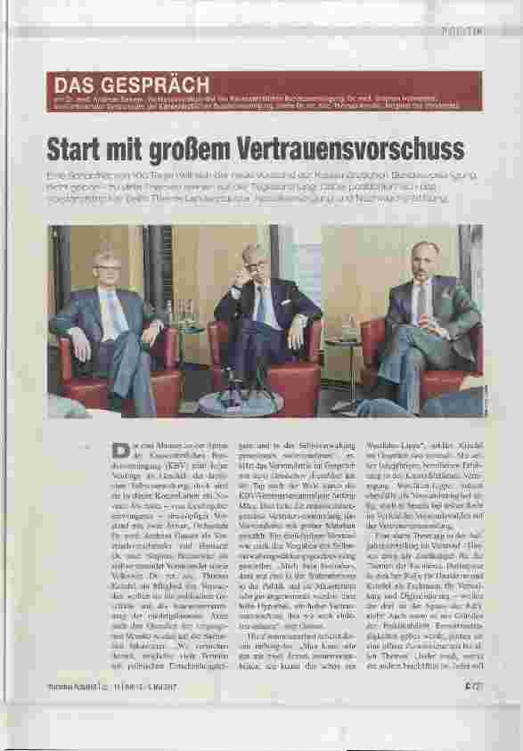 Vorschauseite 1: Start mit großem Vertrauensvorschuss