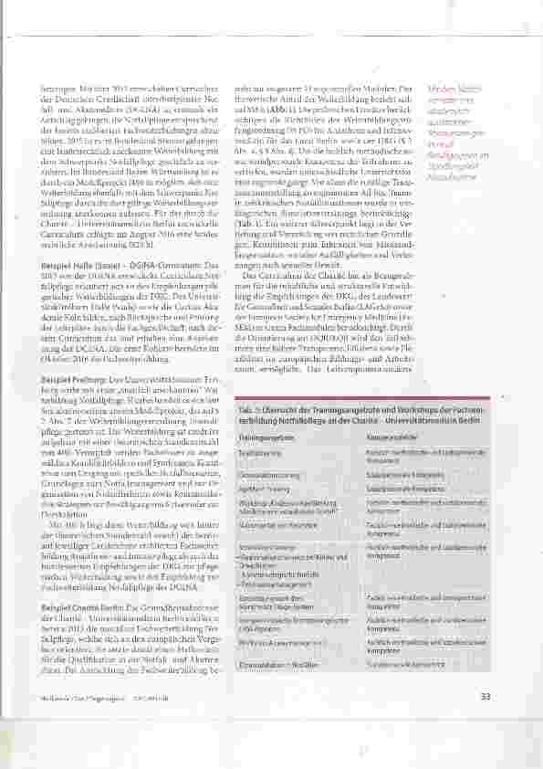 Vorschauseite 2: Richtig qualifiziert Weiterbildung Notfallpflege