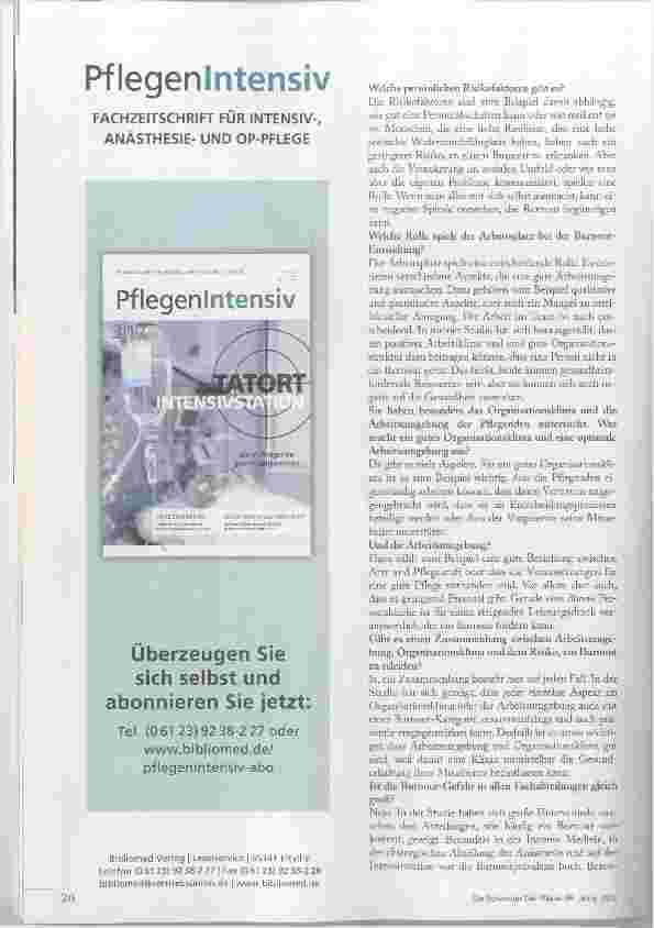 Vorschauseite 3: Einen Gegenpol zur Arbeit schaffen