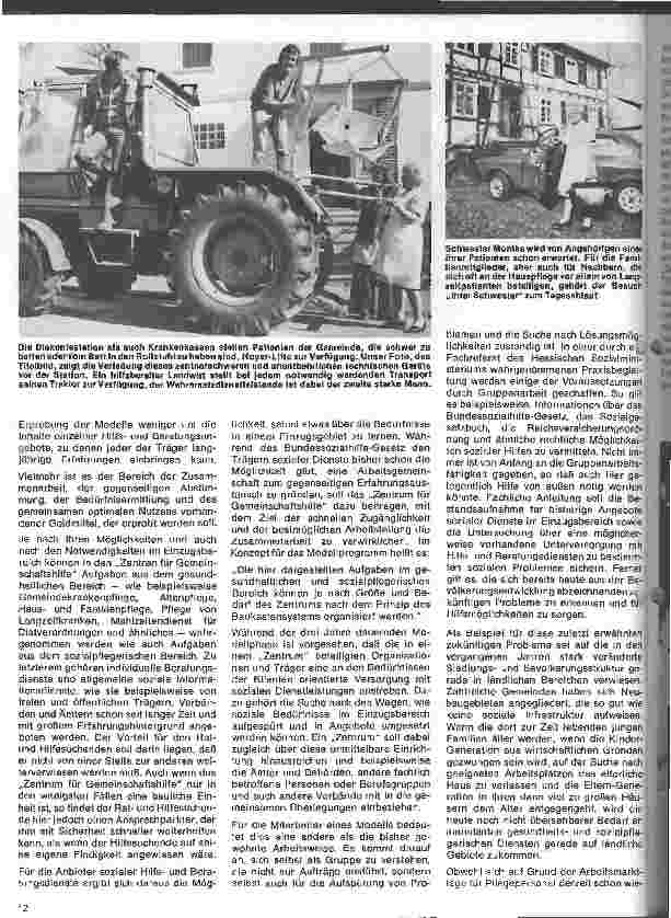 Vorschauseite 5: Die Diakoniestation Frielendorf - Modellversuch eines Zentrums für Gemeinschaftshilfe