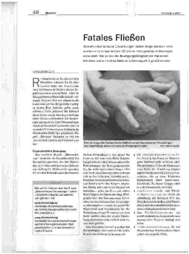 Vorschauseite 1: Fatales Fließen