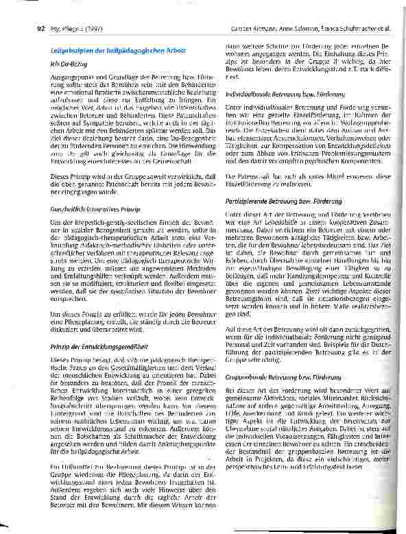 Vorschauseite 3: Nach vielen Jahren ... Geistig behinderte verlassen die Klinik
