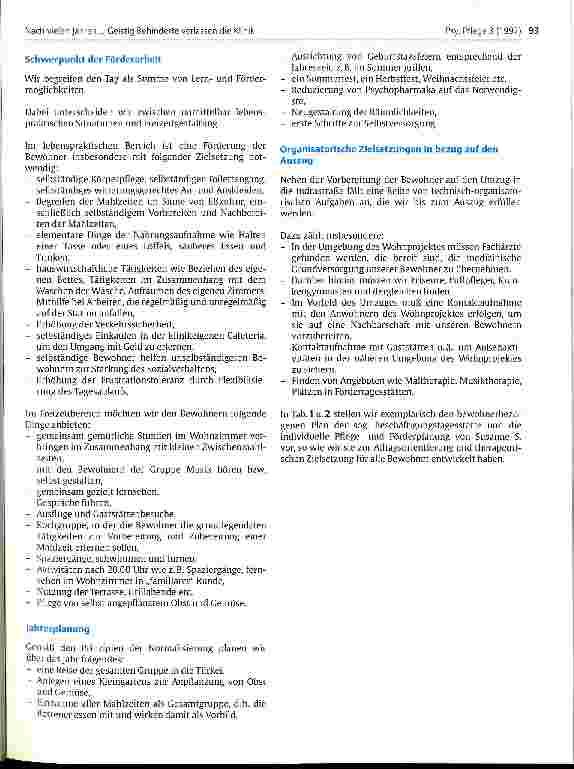 Vorschauseite 4: Nach vielen Jahren ... Geistig behinderte verlassen die Klinik