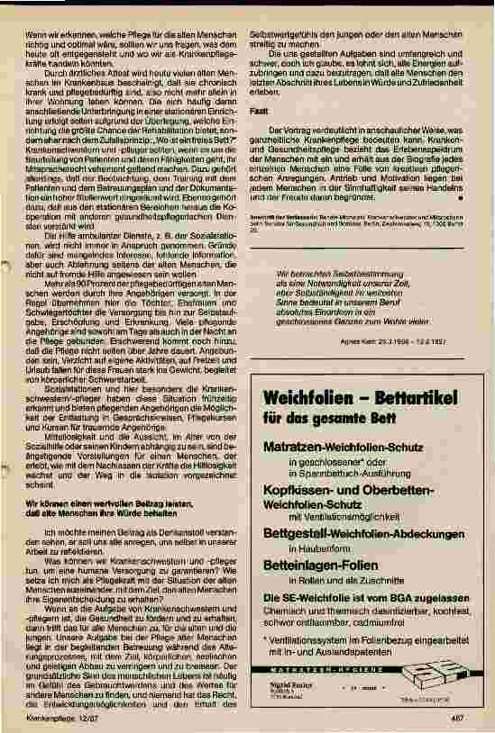 Vorschauseite 2: Stärkung der Gesundheit - erhöhte Lebenserwartung - Mehr Wohlbefinden für den einzelnen