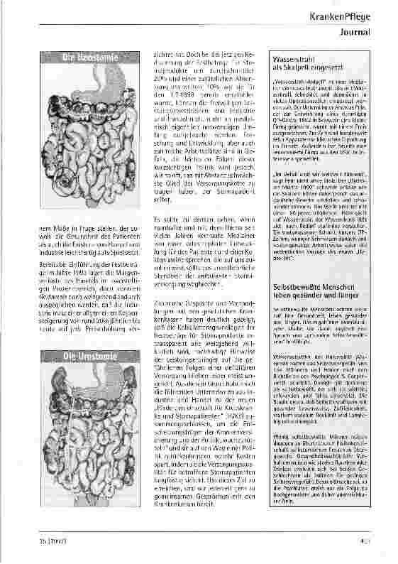 Vorschauseite 2: Stoma - ein Tabu wird Thema