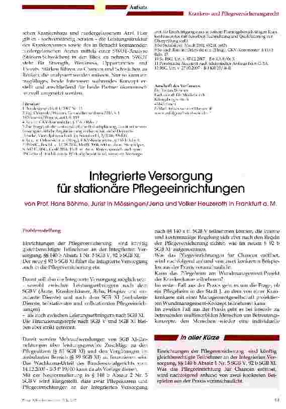 Vorschauseite 6: § 116 b Abs. 2 - 5 SGB V - Die wa(h)re Wettbewerbsstärkung!