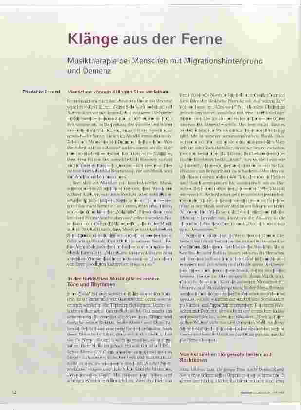 Vorschauseite 1: Klänge aus der Ferne