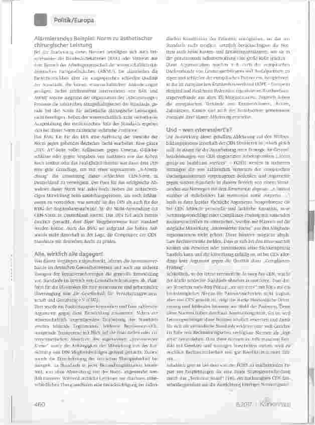 Vorschauseite 2: Standards auf Kollisionskurs