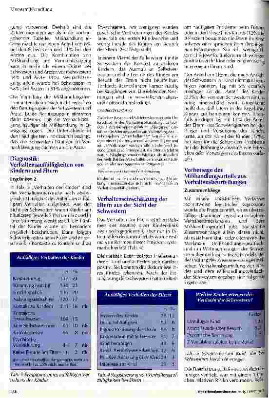 Vorschauseite 2: Kindesmißhandlung und -vernachlässigung - Epidemiologie und Diagnostik