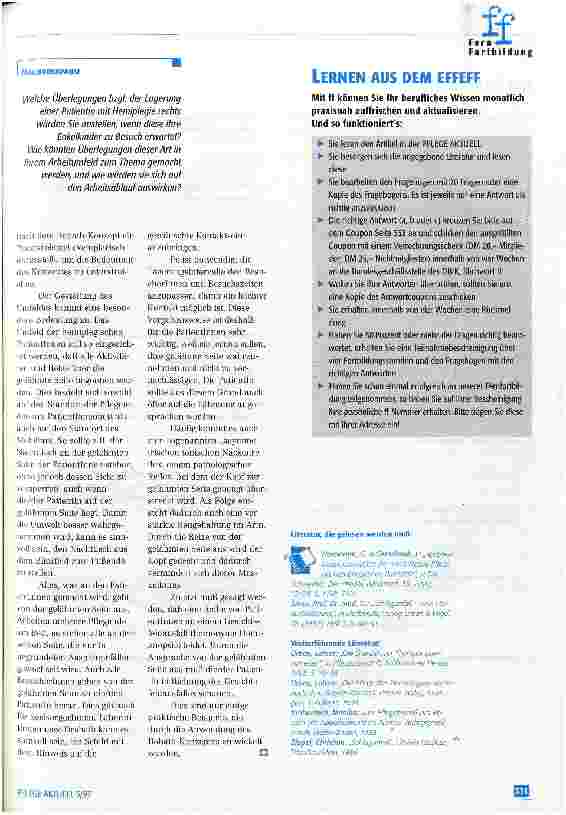 Vorschauseite 4: Die Bedeutung des Bobath-Konzeptes für die Pflege von Menschen mit Hemiplegie