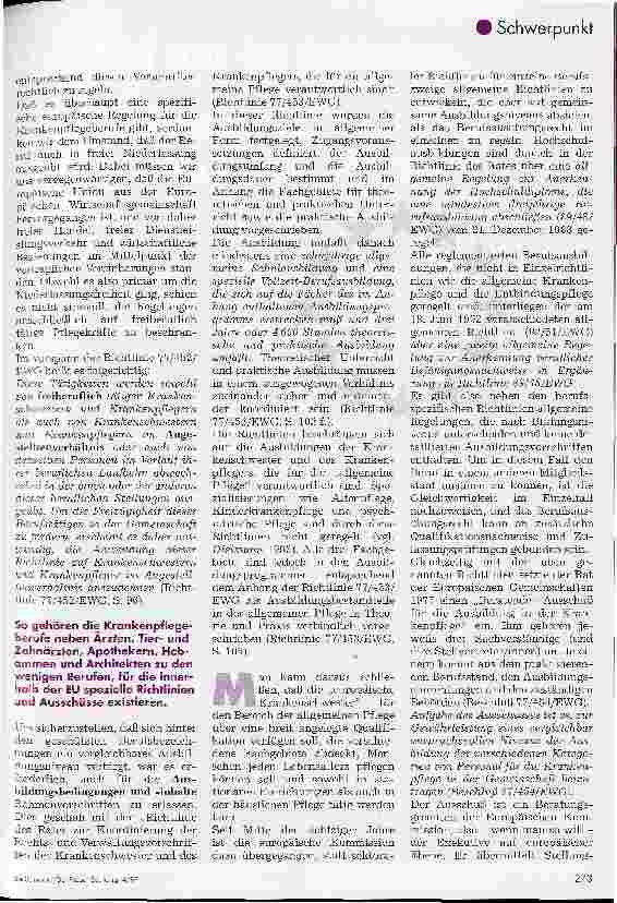 Vorschauseite 2: Theorie und Praxis der Krankenpflegeausbildung Pflegeausbildung in Europa - Gleichklang oder Disharmonie?