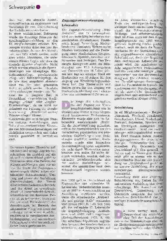 Vorschauseite 4: Theorie und Praxis der Krankenpflegeausbildung Pflegeausbildung in Europa - Gleichklang oder Disharmonie?