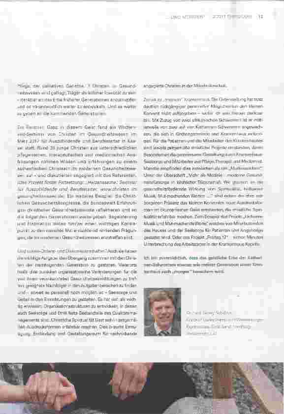 Vorschauseite 2: Unser Gesundheitswesen und sein christliches Erbe