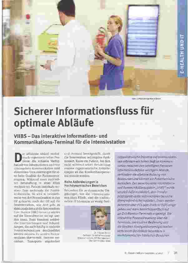 Vorschauseite 1: Sicherer Informationsfluss für optimale Abläufe