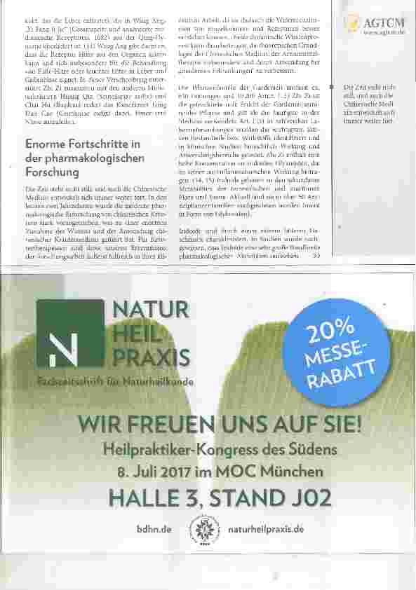 Vorschauseite 3: Zhi Zi (MT)-Garcleniae fructus Alternative zu entzündungshemmendenMedikamenten
