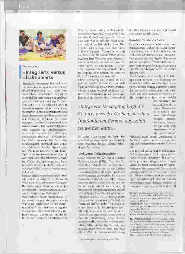 Vorschauseite 3: Berufsübergreifende integrierte Versorgung