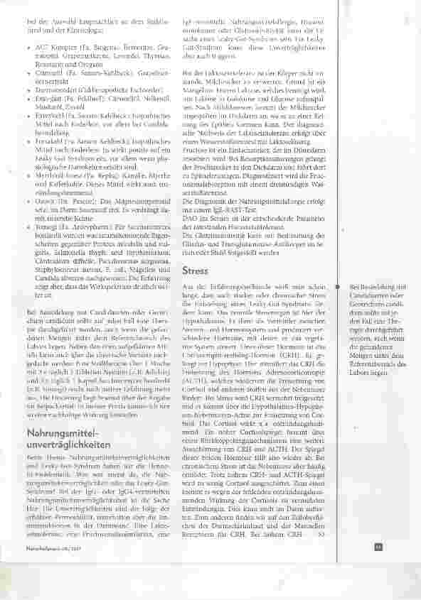 Vorschauseite 4: Leaky-Gut-Syndrom Ursachen und Therapieansätze